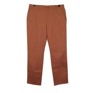 Bonobos Mens Pants Coral Color Cotton |‎ Size: 32 x 32 Slim